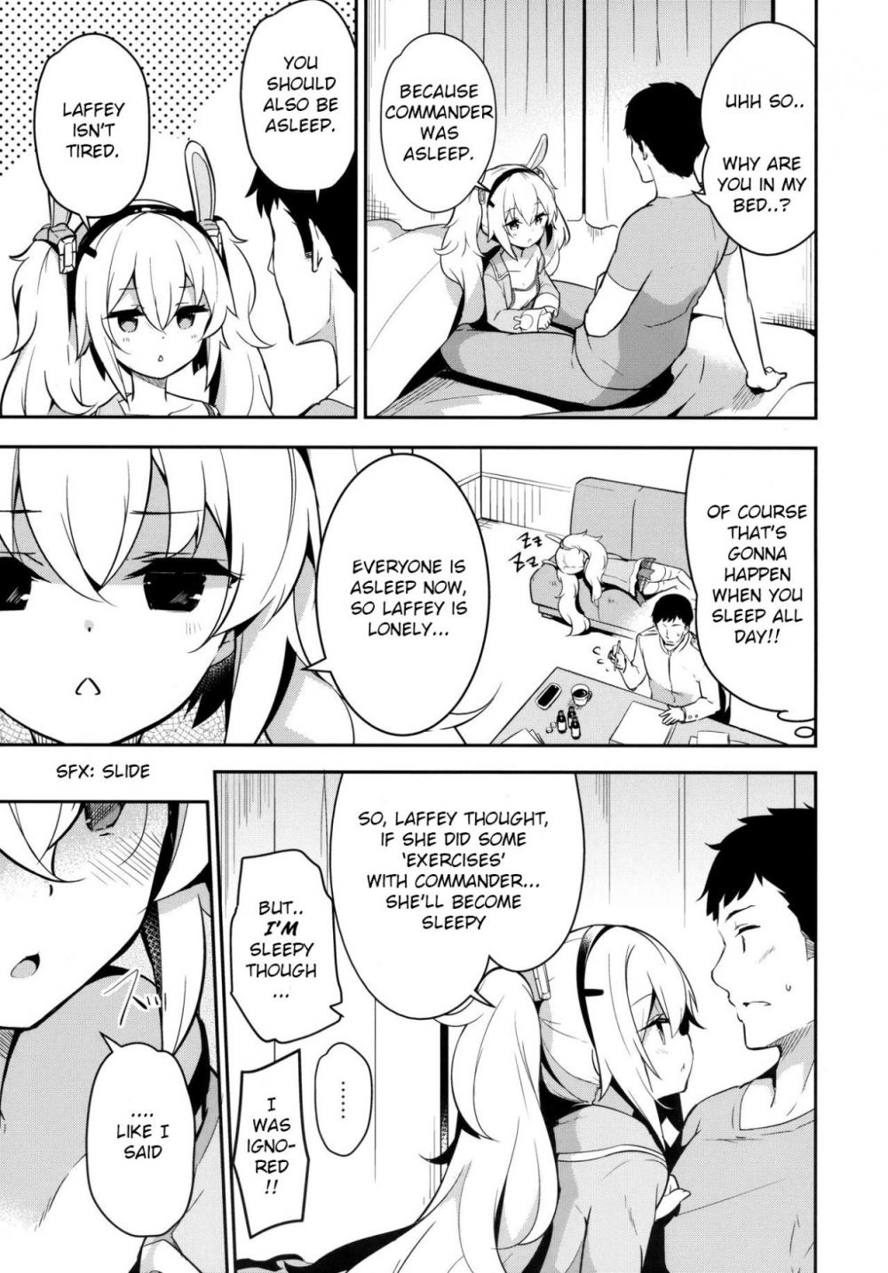 Hentai Manga Comic-Insomniac Laffey's Training Method-Read-5